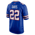 B.Bills #22 Ray Davis Royal KLUNKIM Game Jersey