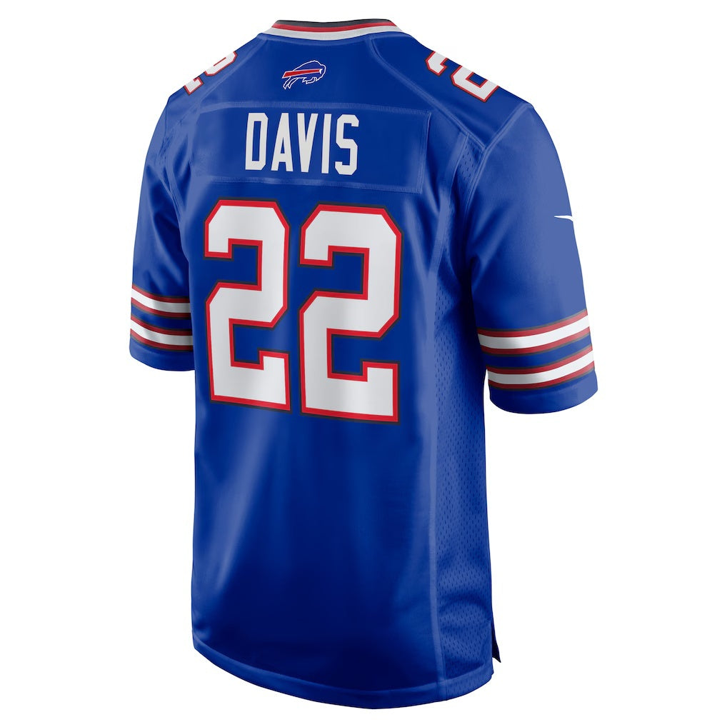 B.Bills #22 Ray Davis Royal KLUNKIM Game Jersey