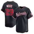 Washington Nationals #29 James Wood Navy KLUNKIM Alternate Limited Player Jersey