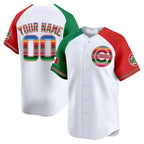 Custom Chicago Cubs Mexico Vapor Premier Limited Jersey - White 2 KLUNKIM