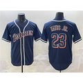San Diego Padres #23 Fernando Tatis Jr. Navy KLUNKIM Stitched Jersey