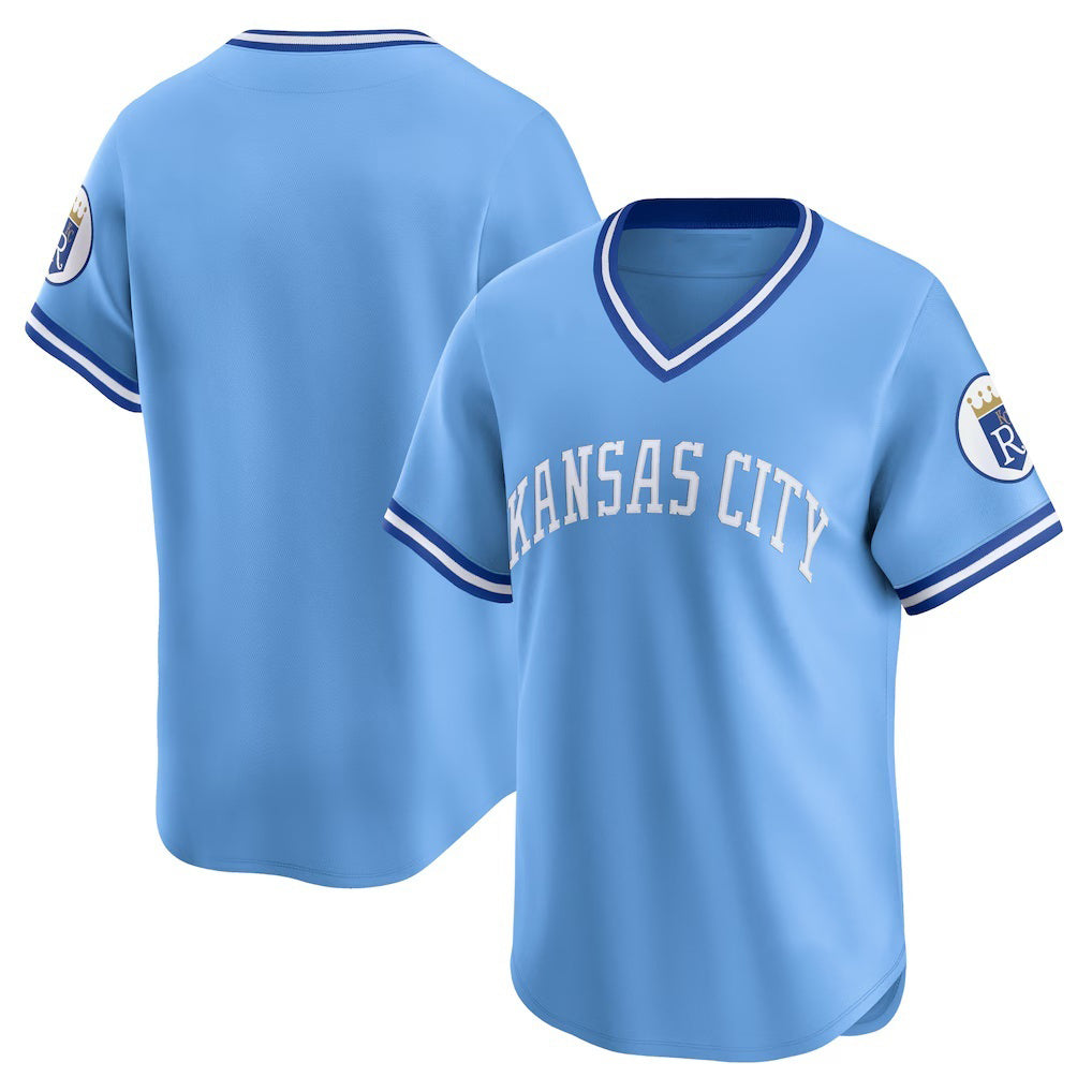 Kansas City Royals Light Blue KLUNKIM Cooperstown Collection Limited Jersey