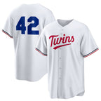 Minnesota Twins #42 Jackie Robinson White KLUNKIM Home 2025 Day Replica Jersey