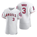 Los Angeles Angels #3 Waylor Ward White KLUNKIM Flex Base Stitched Jersey