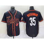 Baltimore Orioles #35 Adley Rutschman Black KLUNKIM With Patch Cool Base Stitched Jersey