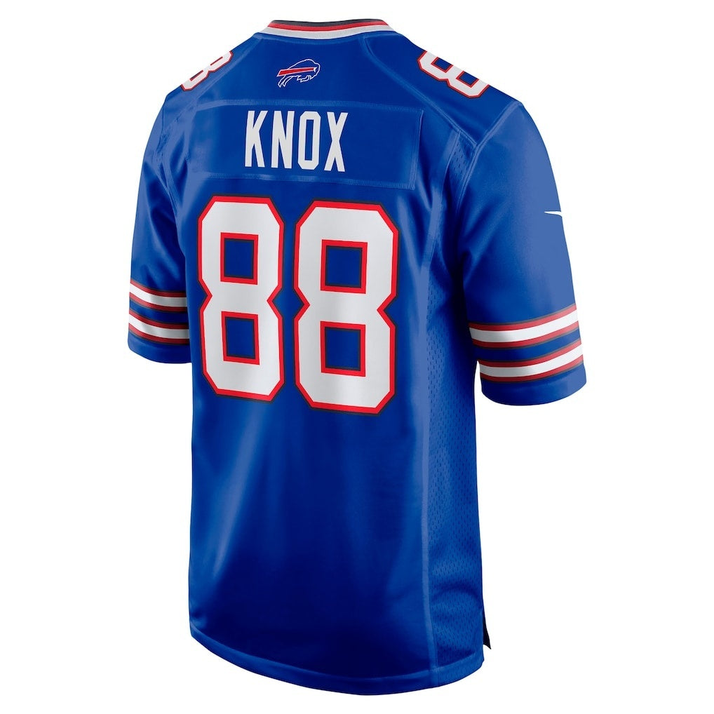 B.Bills #88 Dawson Knox Royal KLUNKIM Game Jersey