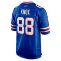 B.Bills #88 Dawson Knox Royal KLUNKIM Game Jersey
