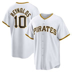 Pittsburgh Pirates #10 Bryan Reynolds White KLUNKIM Replica Player Jersey