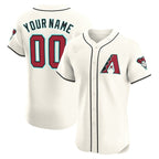 Custom Arizona Diamondbacks 2024 Flex Base Jersey ¨C Cream KLUNKIM