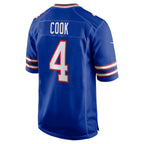 B.Bills #4 KLUNKIM Cook Royal KLUNKIM Team Game Jersey