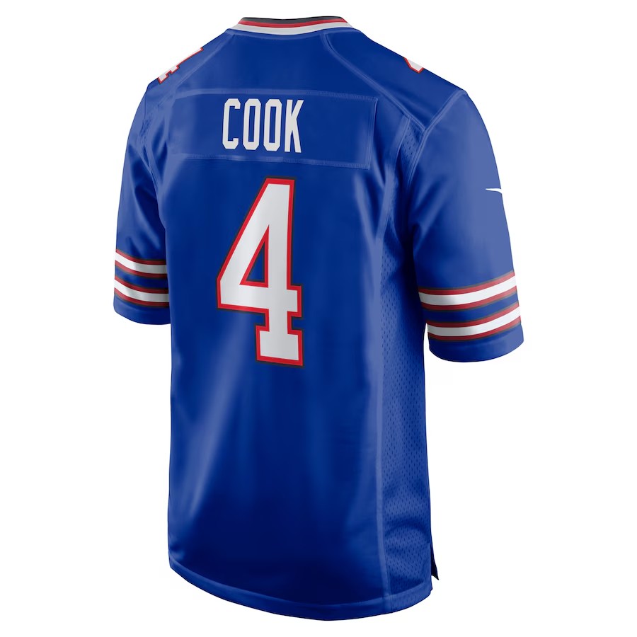 B.Bills #4 KLUNKIM Cook Royal KLUNKIM Team Game Jersey