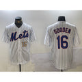 New York Mets #16 Dwight Gooden White KLUNKIM Cool Base Stitched Jerseys
