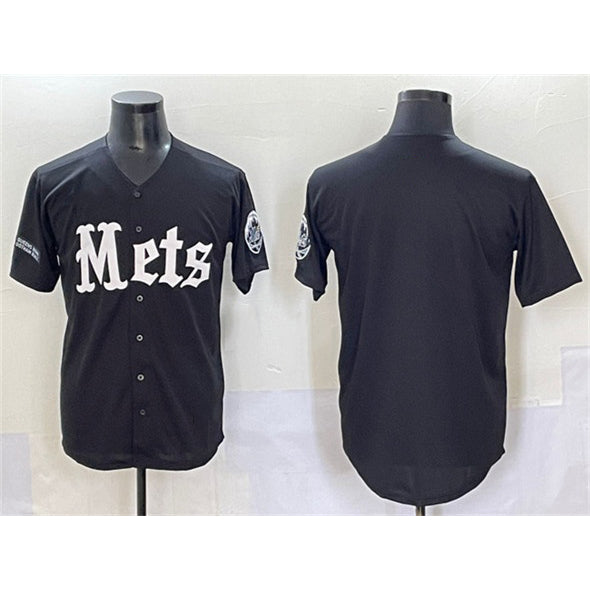 New York Mets Blank Black KLUNKIM 'Gotham Gothic Edition' Vapor Premier Limited Stitched Jersey