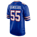 B.Bills #55 David Ugwoegbu Royal KLUNKIM Game Jersey