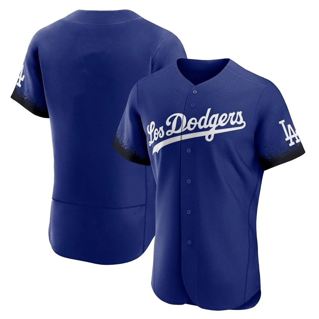 Los Angeles Dodgers Blank Player Royal KLUNKIM City Connect Elite Home Stitched Jerseys