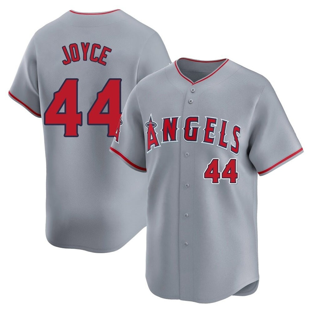 Los Angeles Angels #44 Ben Joyce Player Gray KLUNKIM Home Limited Stitched Jerseys