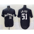 San Francisco Giants #51 Jung Hoo Lee Black KLUNKIM 'Gothic Fog Edition' Vapor Premier Limited Stitched Jersey