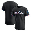 Miami Marlins Black KLUNKIM Alternate Vapor Premier Elite Patch Jersey