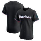 Miami Marlins Black KLUNKIM Alternate Vapor Premier Elite Patch Jersey