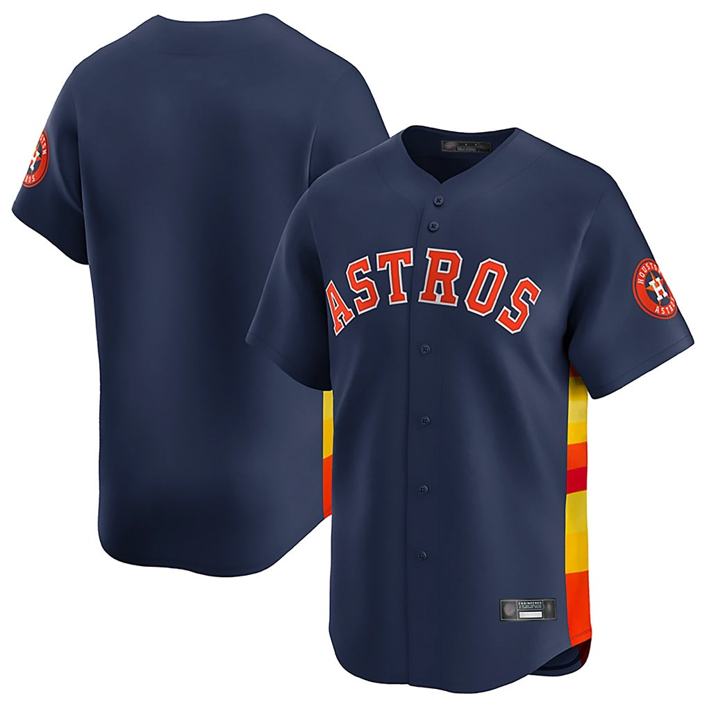 Houston Astros Blank Player Navy KLUNKIM Home Limited Stitched Jerseys