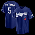 Los Angeles Dodgers #5 Freddie Freeman Royal KLUNKIM Alternate Stadium Jersey