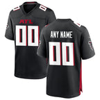 Custom A.Falcons Black KLUNKIM Game Jersey