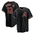 Arizona Diamondbacks #12 Lourdes Gurriel Jr. Black KLUNKIM Cool Base Stitched Jersey