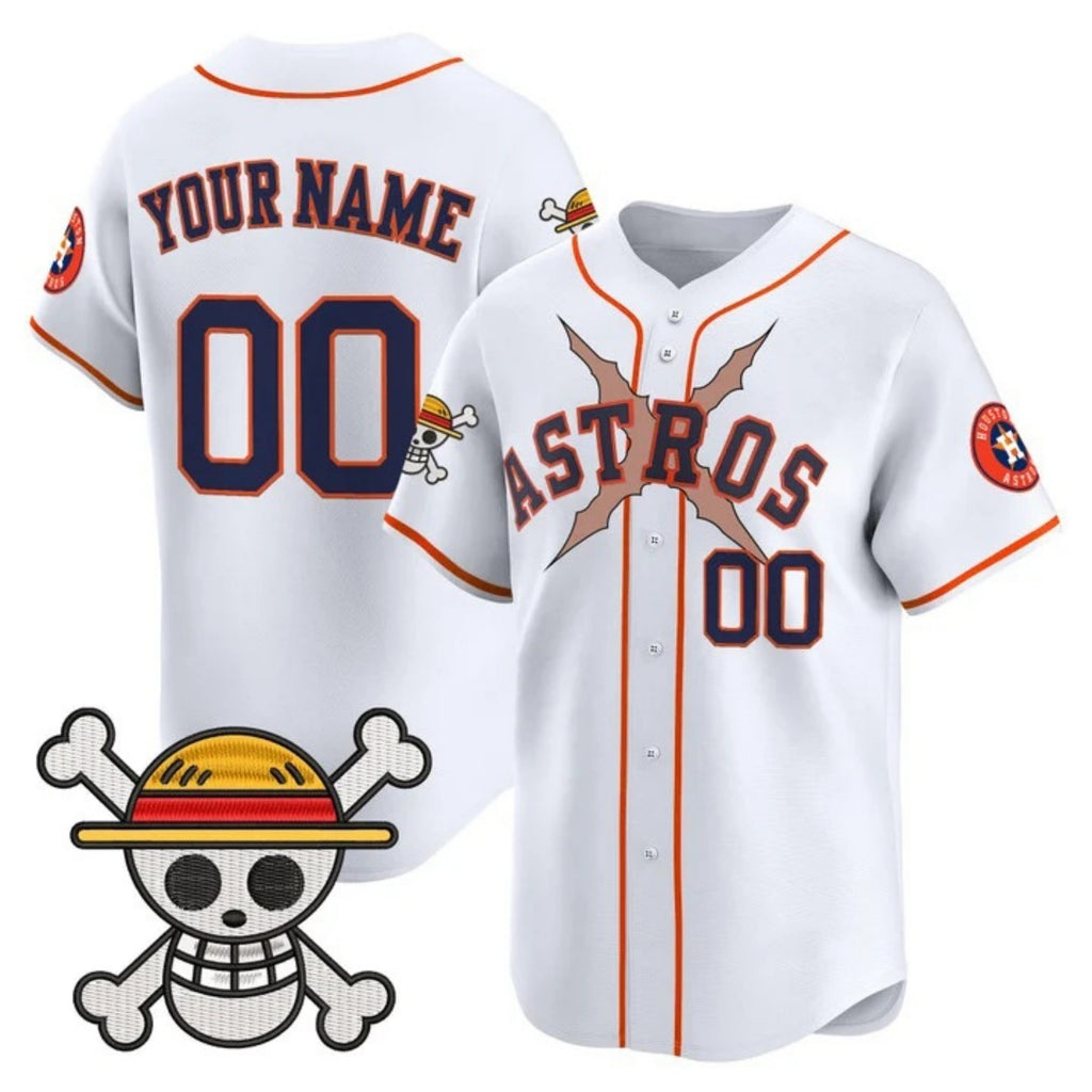 Custom Houston Astros x One Piece White KLUNKIM Vapor Premier Limited Jersey - Stitched