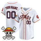 Custom Houston Astros x One Piece White KLUNKIM Vapor Premier Limited Jersey - Stitched