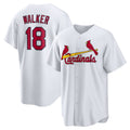 St. Louis Cardinals #18 Jordan Walker White KLUNKIM Home Official Replica Player Jersey