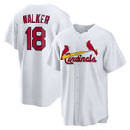 St. Louis Cardinals #18 Jordan Walker White KLUNKIM Home Official Replica Player Jersey