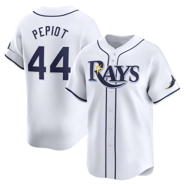 Tampa Bay Rays #44 Ryan Pepiot White KLUNKIM Home Limited Stitched Jersey