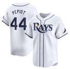 Tampa Bay Rays #44 Ryan Pepiot White KLUNKIM Home Limited Stitched Jersey