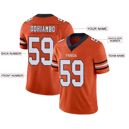 Custom C.Bears Football Jerseys Team Player or Personalized Design Your Own Name for Men's Women's Youth Jerseys Navy