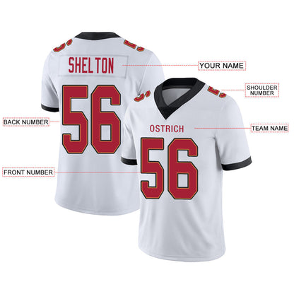 Custom TB.Buccaneers Stitched American Football Jerseys Personalize Birthday Gifts White Jersey