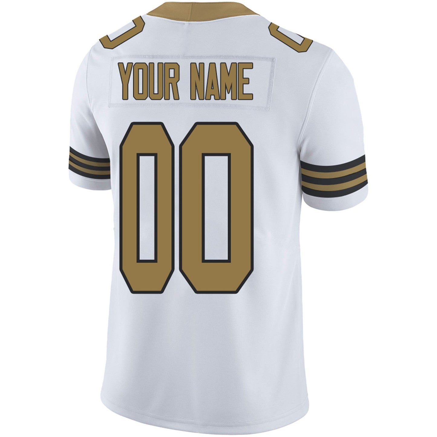 Custom NO.Saints Football Jerseys Team Player or Personalized Design Your Own Name for Men's Women's Youth Jerseys Black