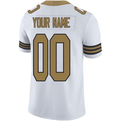 Custom NO.Saints Football Jerseys Team Player or Personalized Design Your Own Name for Men's Women's Youth Jerseys Black