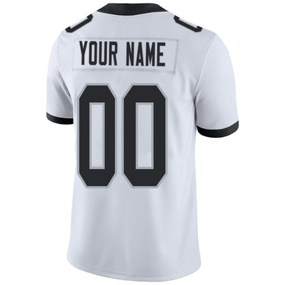 Custom LV.Raiders Football Jerseys Team Player or Personalized Design Your Own Name for Men's Women's Youth Jerseys Black
