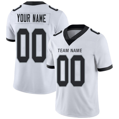 Custom LV.Raiders Football Jerseys Team Player or Personalized Design Your Own Name for Men's Women's Youth Jerseys Black