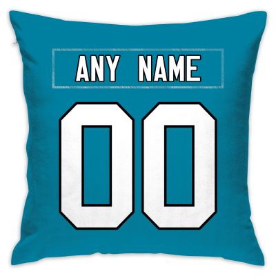 Custom Football Carolina Panthers Decorative Throw Pillow 18 x 18 Print Personalized Style Customizable Design Team Any Name & Number