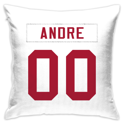 Custom Football New York Giants Decorative Throw Pillow Cover 18" x 18"- Print Personalized Style Customizable Design Team Any Name & Number