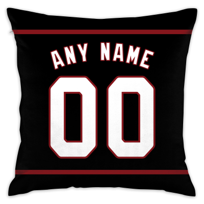 Custom Football Arizona Cardinals Decorative Throw Pillow 18" x 18"- Print Personalized Style Customizable Design Team Any Name & Number