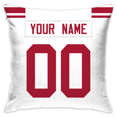 Custom Football New York Giants Decorative Throw Pillow Cover 18" x 18"- Print Personalized Style Customizable Design Team Any Name & Number