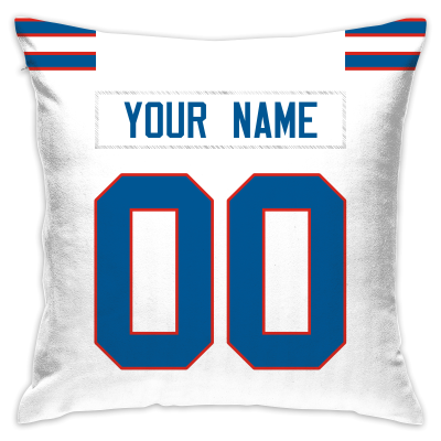 Custom Football Buffalo Bills Decorative Pillowcase 18" x 18"- Print Personalized Style Customizable Design Team Any Name & Number