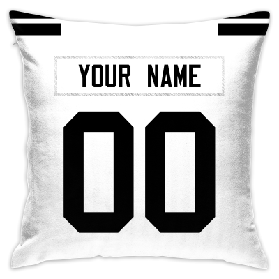 Custom Football Las Vegas Raiders Decorative Throw Pillow Cover 18" x 18"- Print Personalized Style Customizable Design Team Any Name & Number