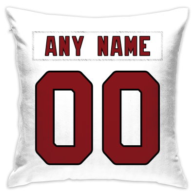 Custom Football Arizona Cardinals Decorative Throw Pillow 18" x 18"- Print Personalized Style Customizable Design Team Any Name & Number