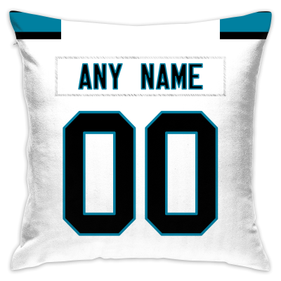 Custom Football Carolina Panthers Decorative Throw Pillow 18 x 18 Print Personalized Style Customizable Design Team Any Name & Number