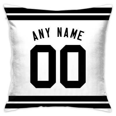 Custom Football Las Vegas Raiders Decorative Throw Pillow Cover 18" x 18"- Print Personalized Style Customizable Design Team Any Name & Number