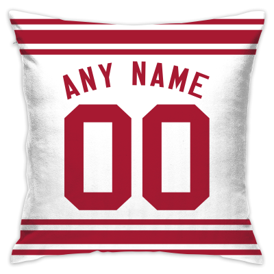 Custom Football New York Giants Decorative Throw Pillow Cover 18" x 18"- Print Personalized Style Customizable Design Team Any Name & Number