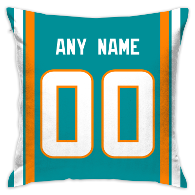 Officially Licensed NFL Miami Dolphins Poly Span Décor Pillow